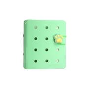 Thumbnail 2 of Sworld Тефтер ME, с 3 ринга, ластик, бели листове, 40 листа, зелен