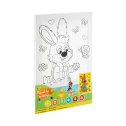 Thumbnail 2 of Moxy Платно за оцветяване Заек с кошница, по номера
