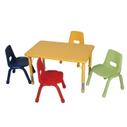 Thumbnail 5 of Ученическа маса RFG Fresh, с регулируема височина, от 3 до 8 години, 1200 х 600 х 370-620 mm, MDF, жълта