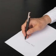 Thumbnail 3 of Hugo Boss Химикалка Gear Pinstripe, в кутия, черна, със златисто-розови елементи