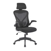 Thumbnail 4 of Директорски стол RFG Festo HB, дамаска и меш, Tilt механизъм, полипропиленова основа, до 120 kg, черен