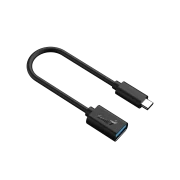 Thumbnail 4 of Адаптер Genius ACC-C2AC, с кабел, USB Type-A към USB Type-C, 21 cm, черен
