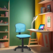 Thumbnail 7 of Детски стол RFG Honey Black, меш, до 100 kg, син