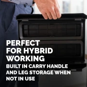 Thumbnail 8 of Поставка за монитор Fellowes Breyta, максимално тегло 15 kg, черна