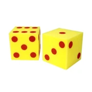 Thumbnail 2 of Learning Resources Зарчета от пяна, с точки, големи, 2 броя