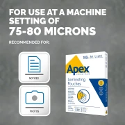 Thumbnail 5 of Фолио за ламиниране Apex, A4, 80 μm, 100 броя