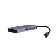 Thumbnail 6 of USB Хъб TNB 6 в 1, Type-C, сив