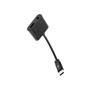 Thumbnail 3 of Адаптер TNB, 4 порта, USB Type-C към 3.5 mm жак, черен