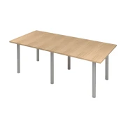 Thumbnail 2 of Заседателна маса ZM104, 220 x 100 x 74 cm, правоъгълен плот, ПДЧ 25 mm