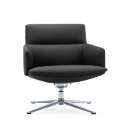 Thumbnail 3 of Кресло RFG Ray, екокожа, основа хром, черно
