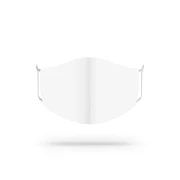 Thumbnail 2 of Маска за многократна употреба, детска, с възможност за персонализация, бяла