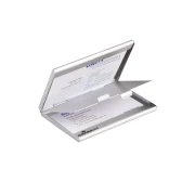 Thumbnail 3 of Durable Кутия за визитки, двойна, алуминиева, сива