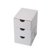 Thumbnail 2 of Sworld Органайзер за бюро, с 3 чекмеджета, бял