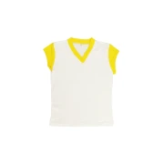 Thumbnail 1 of Дамска тениска 142, вталена, размер XL, бяла