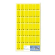 Thumbnail 1 of Office 1 Самозалепващи се етикети за цени, 17 x 30 mm, жълти, лева и евро, 420 броя