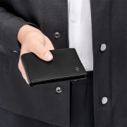 Thumbnail 4 of Hugo Boss Портфейл Saffiano Double B, черен