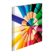 Thumbnail 5 of Herma Папка Impressions, картонена, с ластик, A4, на моливи