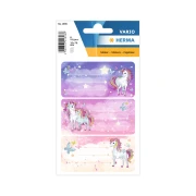 Thumbnail 2 of Herma Самозалепващи се етикети Еднорог, ученически, 6 броя
