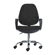 Thumbnail 4 of Ергономичен стол RFG Presto Chrome, текстил, до 130 kg, сив меланж