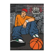 Thumbnail 7 of Тетрадка, A4, широки редове, офсетова хартия, мека корица, 40 листа, дизайни за момче