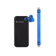 Thumbnail 2 of Външен SSD твърд диск Verbatim Pocket, 1 TB, джобен, USB 3.2, черно-син