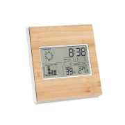 Thumbnail 3 of More Than Gifts Метеостанция Turku, с панел от бамбук, 13 х 2.3 х 13 cm