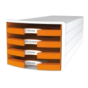 Thumbnail 2 of HAN Бокс за документи Impuls Trend, с 4 чекмеджета, оранжев