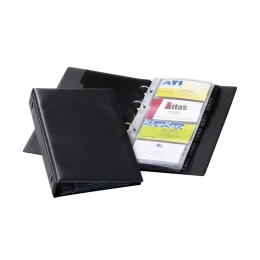 Снимка на Durable Визитник Visifix, с рингове, за 96 визитки, черен