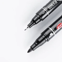 Снимка на Beifa Перманентен маркер PY900, двоен, 0.5 - 2 mm, черен