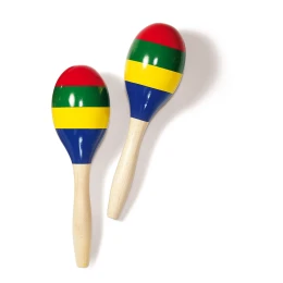 Снимка на Nowa Szkola Маракаси, дървени, цветни, 2 броя