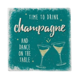 Снимка на Gespaensterwald Подложка за чаша, мраморна, шампанско