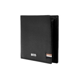 Снимка на Hugo Boss Портфейл Iconic, с монетник, черен