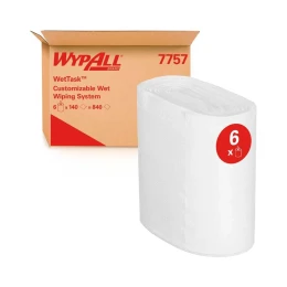 Снимка на Кърпи за почистване Kimberly-Clark Kimtech Wettask DS Wipers 7757, 140 къса, бели