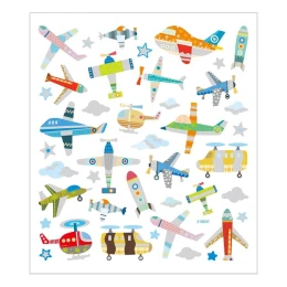 Снимка на Creativ Company Стикери Самолети и хеликоптери, 15 х 16.5 cm, 1 лист