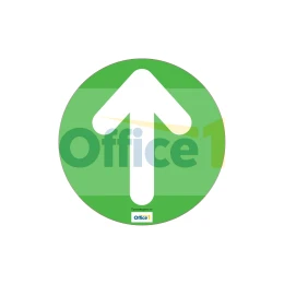 Снимка на Стикер за под Стрелка, зелена, ø 30 cm