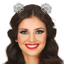 Снимка на Диадема за коса Снежинки