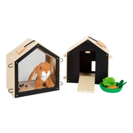 Снимка на Small Foot Къщичка за зайци, със заграждение, 28 х 24 х 24 cm