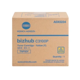 Снимка на Оригинална тонер касета Minolta TNP50Y, 4700 страници/5%, Yellow
