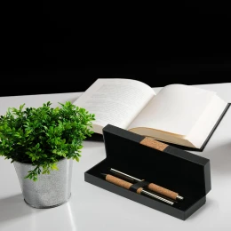 Снимка на Office 1 Комплект химикалка и ролер Grace Cork, метални