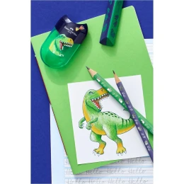 Снимка на Faber-Castell Острилка Динозавър, двойна