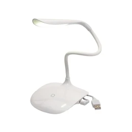 Снимка на TOPS Настолна лампа Swan, LED, USB, бяла