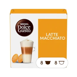 Снимка на Nescafé Dolce Gusto Кафе капсула Latte Macchiato, 16 броя