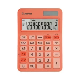 Снимка на Настолен калкулатор Canon LS-125KB, 12-разряден, оранжев