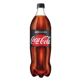 Снимка на Coca-Cola Газирана напитка Zero, без захар, 1.5 L, в пластмасова бутилка