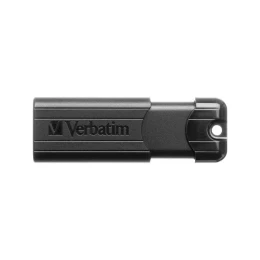 Снимка на USB флаш памет Verbatim Pinstripe, USB 3.2 G1, 128 GB, черна