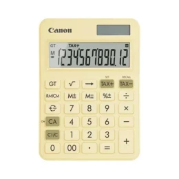 Снимка на Настолен калкулатор Canon LS-125KB, 12-разряден, жълт