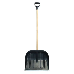 Снимка на Лопата за сняг, с алуминиева лайстна и дръжка, 49 cm