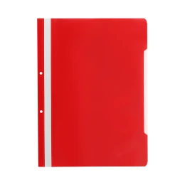 Снимка на Папка Economy, PP, с перфорация, червена