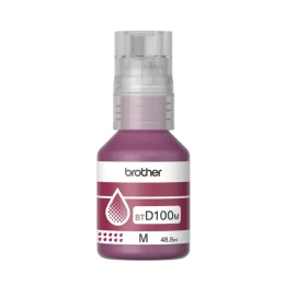Снимка на Оригинално мастило за принтер Brother BT-D100M, 5000 страници/5%, Magenta