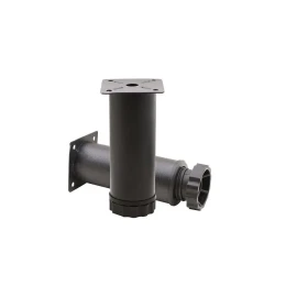 Снимка на Крак за мебели, 55 х 55 х 100 mm, метален, черен мат, 4 броя в комплект